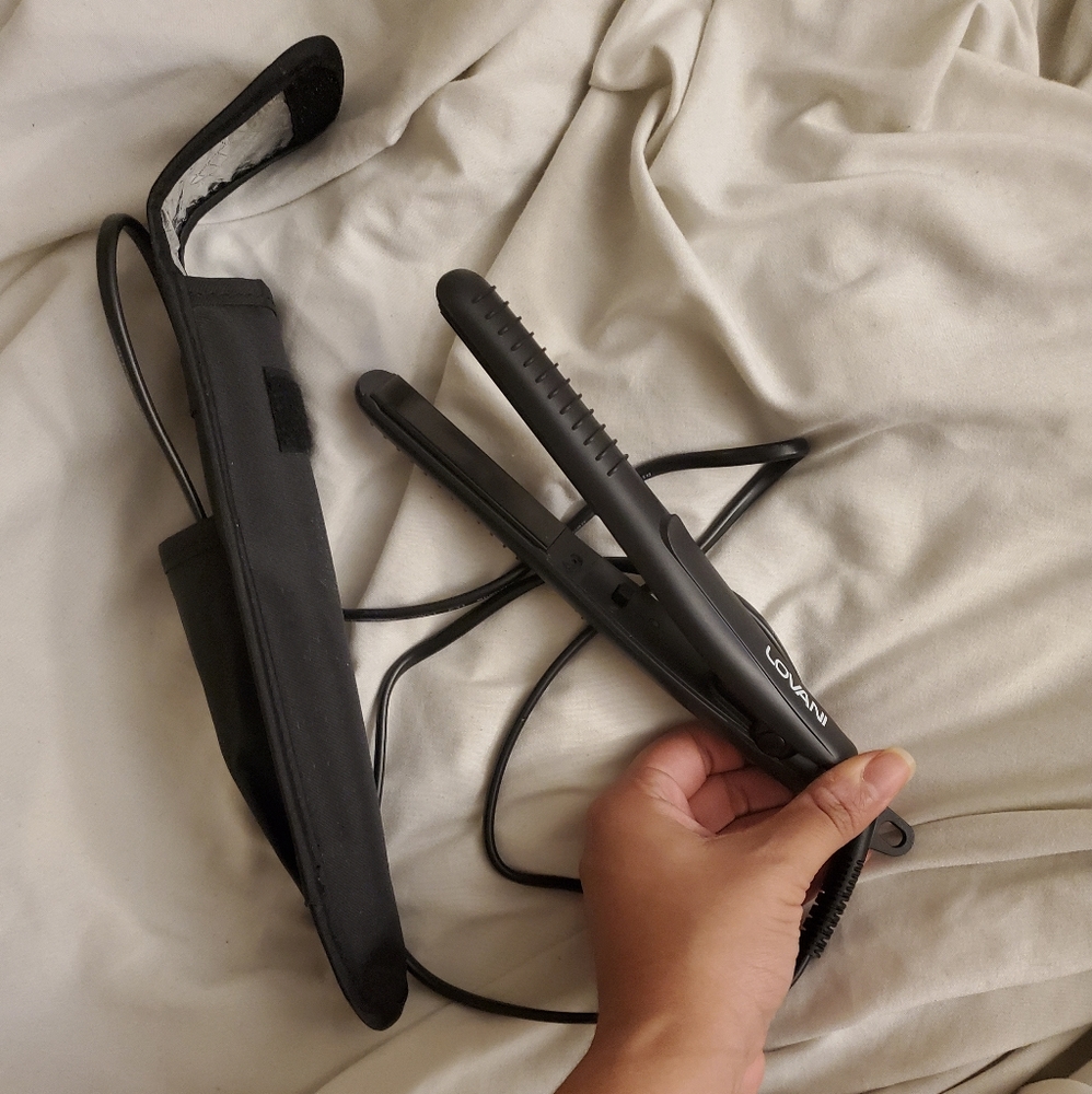 Lovani mini flat iron travel size